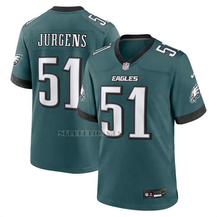 Camiseta NFL Game Philadelphia Eagles Cam Jurgens Verde
